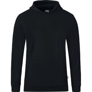 Jako Organic Sweater Met Kap Kinderen - Zwart | Maat: 140