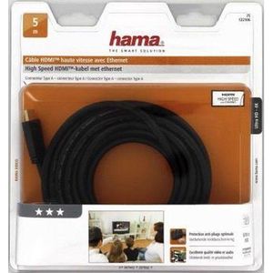 Hama High Speed HDMI Kabel Ethernet 5.0m 3 Ster - Kabels + Adapters - HDMI Kabels met Ethernet