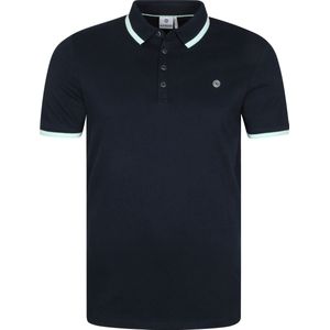 Blue Industry - Polo M24 Donkerblauw - Modern-fit - Heren Poloshirt Maat S