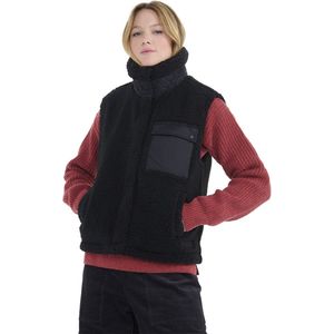 Aigle - Aiw24wfle005 - Jas - Zwart - Mouwloos - Sherpa Fleecejack