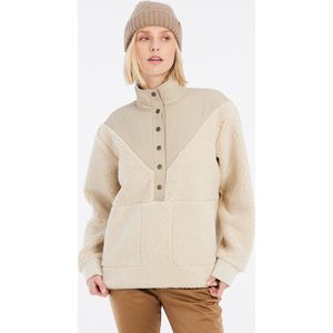 Protest Prtcyber – Outdoor fleece Dames – Teddy – Zak met rits – Bamboobeige