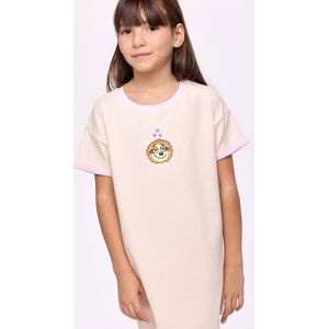 Woody Slaapkleedje geel-roze streep - maat 152/12J