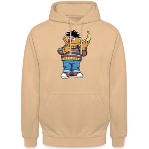 Sesamstraat Ernie met Banana Pose Hoodie Unisex