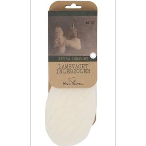 Van Buren - Natural Comfort - wollen inlegzooltjes - Sheepskin insoles - maat 36/37