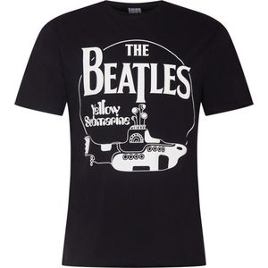Amplified shirt beatles yelow Wit-S