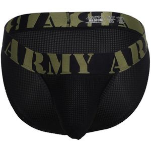 Andrew Christian Military Brief w/ ALMOST NAKED® Black - MAAT S - Heren Ondergoed - Slip voor Man - Mannen Brief