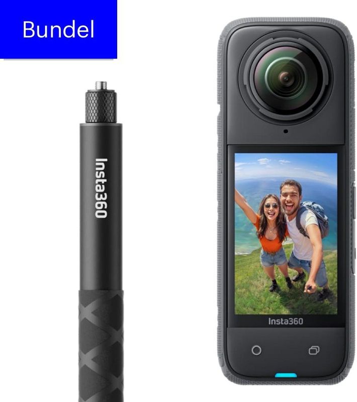 Insta360 - CINSABMA - Actiecamera - 8K - 360° Videoresolutie - 2290mAh Batterij