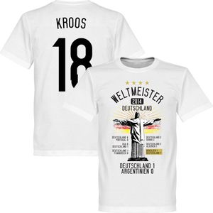 Duitsland Road To Victory Kroos T-Shirt - 4XL