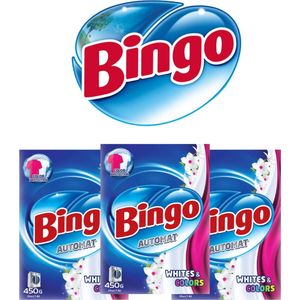Bingo Automat Whites & Colors - Waspoeder - 1,35KG - Voordeelverpakking - Color Protection