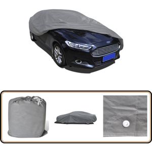 vidaXL Autohoes XXL - Grijs, 572x203x122 cm Autohoes - Autobescherming - Autocover - Uv Bescherming - Stofbijtende Autohoes