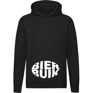 Bierbuik Hoodie - bier - zuipen - buik - drinken - uitgaan - dik - drank - unisex - trui - sweater - capuchon