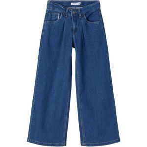 Name it Kinderkleding Meisjes Wide Jeans Bella Medium Blue - 122