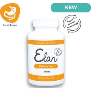 Gastric Bypass - WLS Multivitaminen - Elan Compass tabletten - 90 tabletten