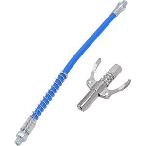 Anti Slip Olie Injector Nozzle Koppeling Grease Tool Lekkage Gratis Buitendraad G1/8 Dubbele Handgreep voor Snijmachine (Type A 9x6x1.8cm/3.5x2.4x0.7in)