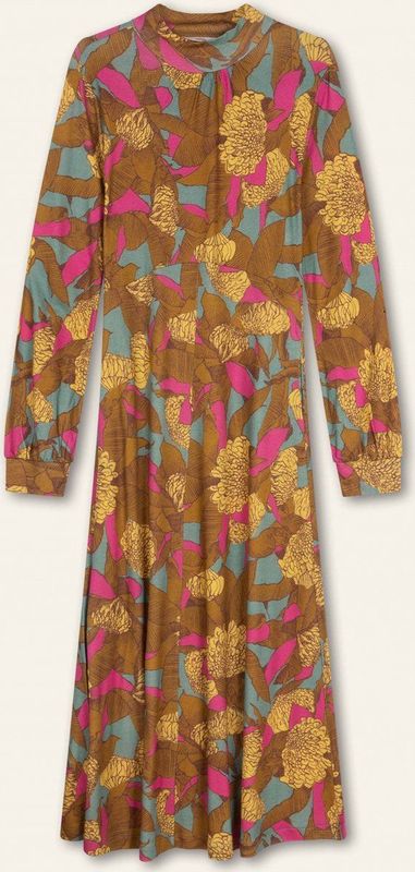 Oilily - Dewymore jersey long sleeves dress - Blauw - XS