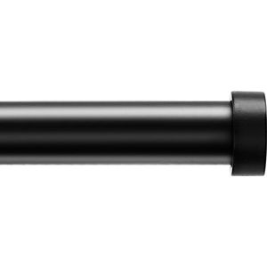 ACAZA Gordijnroede - Gordijnrail - Gordijnroede uitschuifbaar - Gordijnstang 90-170 cm - Mat Zwart