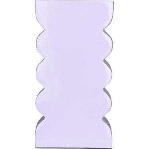 Zuiver Curves Vaas L Shiny Lila