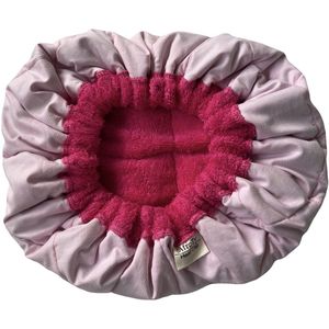 Heat Cap lijnzaad Licht Roze – Fuchsia AfroTy - Heatcap - Conditioning Cap - Warmtekap - Krullend haar - Deep Conditioning - Haar herstellend - head cap winter - Curly Hair - Thermische Haarverzorgingskap - Douchemuts
