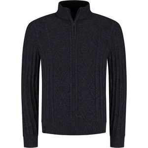 Fellows united Trui Rits Gevoerd Blauw 52.1122