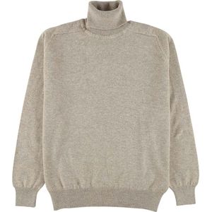 Osborne Knitwear Trui met rolkraag - Lamswol - Cobble - 4XL