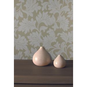 Dutch Wallcoverings Vliesbehang bladeren - zachtgroen