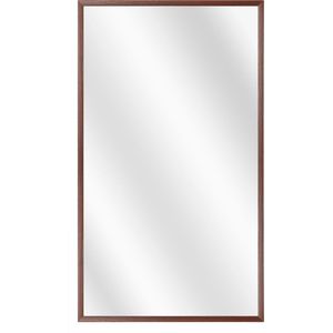 Spiegel met Luxe Aluminium Lijst - Kersen - 20x50 cm