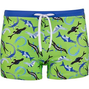 BECO ocean dinos - zwemboxer voor kinderen - groen - maat 86