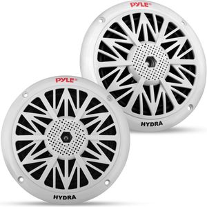 Pyle Marine Luidsprekers - 2-weg Waterdichte en Weerbestendige Speakers -13 cm Maritieme Luidsprekers - Buitenluidsprekers - Audio Stereo Geluidssysteem - 150 Watt - Slank Ontwerp - 1 Paar