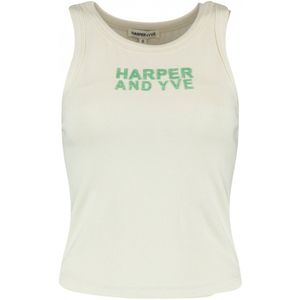 Harper & Yve Yenn-ss Tops & T-shirts Dames - Shirt - Ecru - Maat M