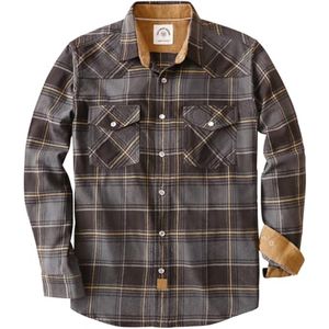 Flanellen overhemd voor heren met lange mouwen - Casual, comfortabel, vintage en geruit