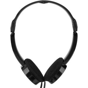 Opvouwbare Stereohoofdtelefoon met Microfoon - 3.5mm Jack - On-ear - Voor Kinderen - Zwart .