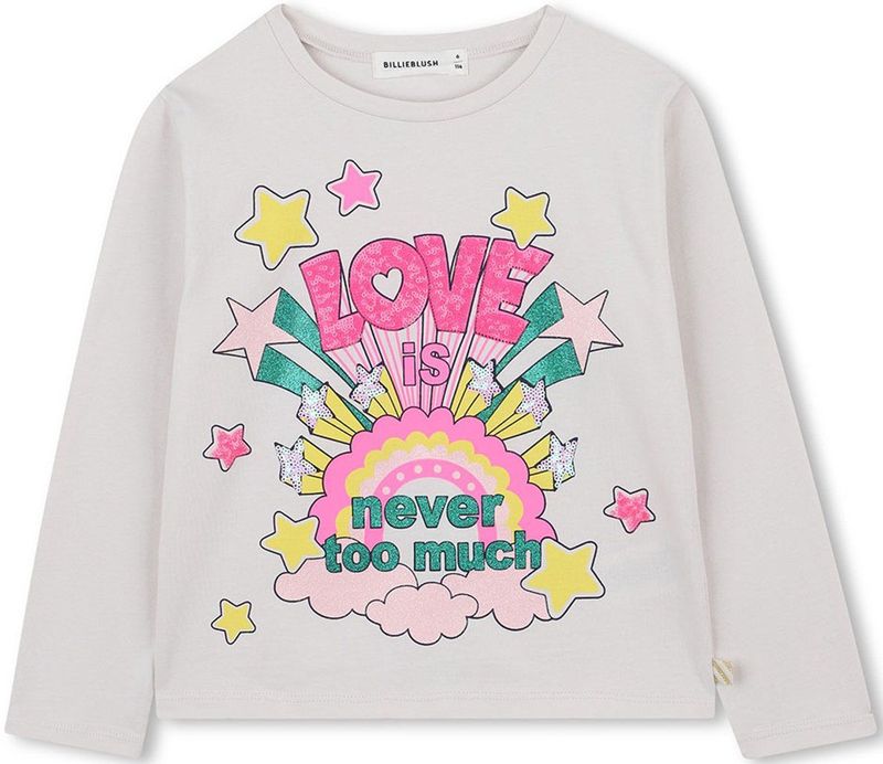 Billieblush U21608 T-shirt Beige 4 Years Meisjes