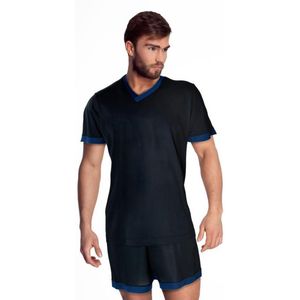 Mewa - pyjama - zwart/ marineblauw S