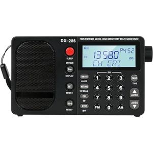 Noodradio - Solar Opwindbaar - Solar powerbank - Zonneenergie - Survival Noodpakket - Zaklamp Oplaadbaar - AM/FM - Noodrantsoen - Zwart