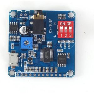 MP3-speler module met UART I/O Trigger en klasse D versterker - 5W 8MB geheugen