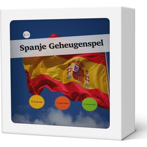 Memo Geheugenspel Spanje - Kaartspel 70 kaarten - gedrukt op karton - educatief spel - geheugenspel
