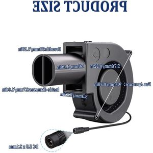 Nieuwe titel: 220 V Radiaalventilator met Toerentalregelaar en 12 V Regeling voor Camping, BBQ en Koeling