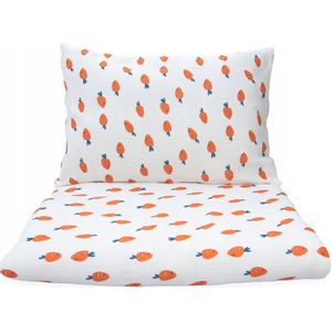 Premium Muslin Kinderbeddengo 120x90 cm - Zacht & Ademend