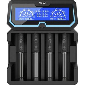 XTAR X4 Li-ion 18650 cilindrische batterijlader