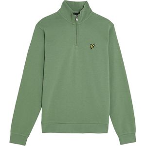 Lyle & Scott - Sweatshirt - Groen - Loopback Quarter Zip