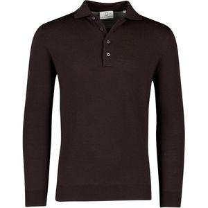 Born With Appetite polo lange mouw bruin