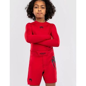 Venum Light Kids Fight Shorts Rood Zwart - 8 Jaar