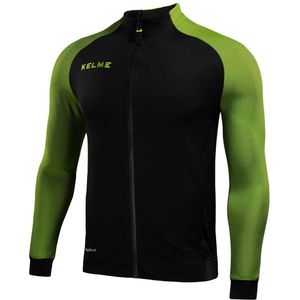 Kelme Montes Sweatshirt Met Rits Groen,Zwart L Man