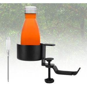 Plus - Verstelbare bekerhouder voor jagers en boomstandaard - Zwart