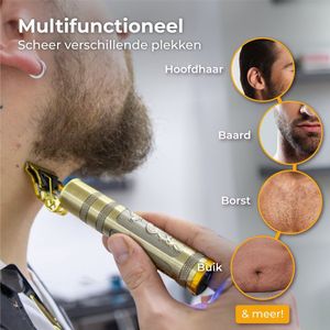 Multifunctionele Haar- en Baardtrimmer | Draadloos & Oplaadbaar