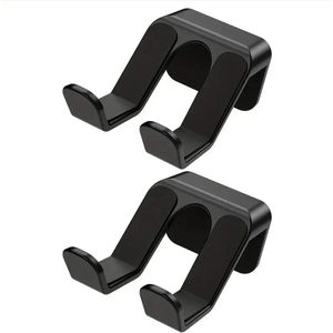 2 Stuks Wandgemonteerde Gamecontrollerhouders – Compatibel met PS5, Switch, Xbox & Hoofdtelefoons – Beschermende Wandhaken - Zwart