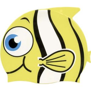 Beco kinder badmuts Siliconen - Dierenmotief - Geel
