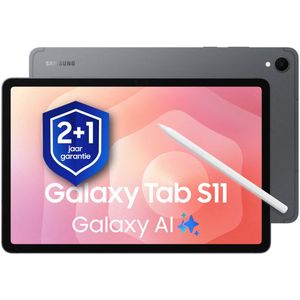 Samsung Galaxy Tab S11 - 128GB - Gray + 1 jaar extra garantie