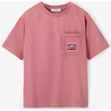 Sissy-Boy - T-shirt - Roze - Korte Mouwen - Hoge Ronde Halslijn - Relaxed Fit