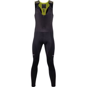 Nalini - Heren - Fietsbroek lang met Bretels - Winter Fietsbroek met Zeem - Thermo Wielrenbroek - Zwart - NEW ERGO XWARM BIB TIGHT - L